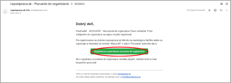 Registračný formulár